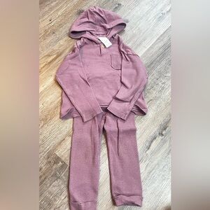 Cozy Mauve Knit Sweater and Pants Set